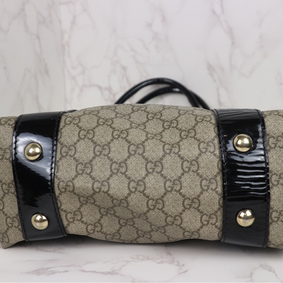 Gucci Tote Black and Tan Women's Bag - Picture 15 of 16